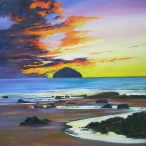 Dusk, Ailsa Craig