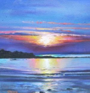 Sunset over the Firth