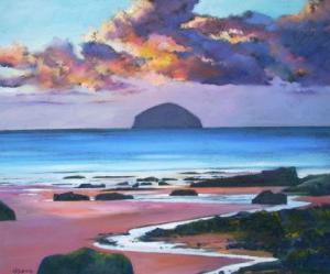 Dusk Clouds, Ailsa Craig