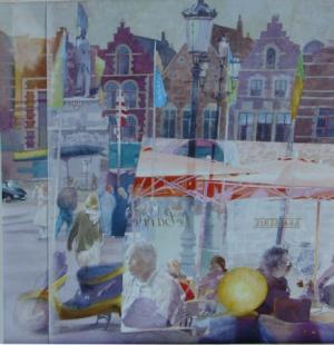 Window Reflections, The Markt, Bruges