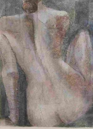 Seated Female Nude - Back View