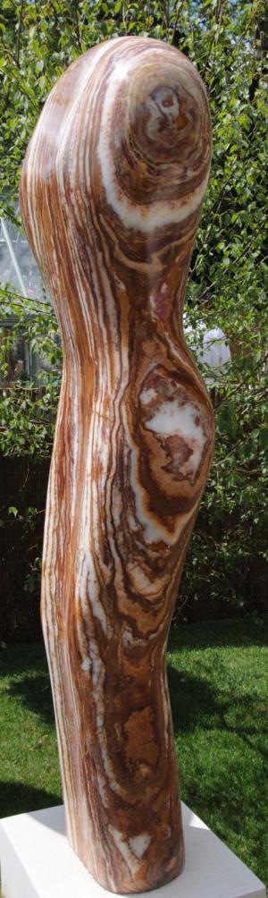 White Veined Crystal Torso