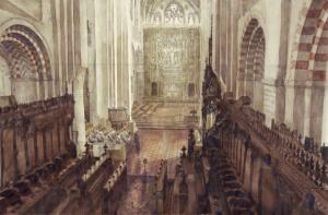 Choir to High Altar - St. Alban\'s Abbey